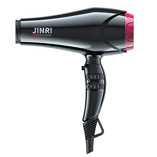 JINRI Hair Dryer Professional Blow Dryer Fast Dryer with Ceramic Ionic,Black (Normal Size) $22.50 + Free Shipping w/ Prime or on $25+ $22.50