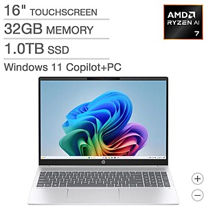 Costco - HP OmniBook 5 16" - Ryzen AI 7 350 -FHD+ Touchscreen - 32GB LPDDR5 - 1TB SSD $699.99