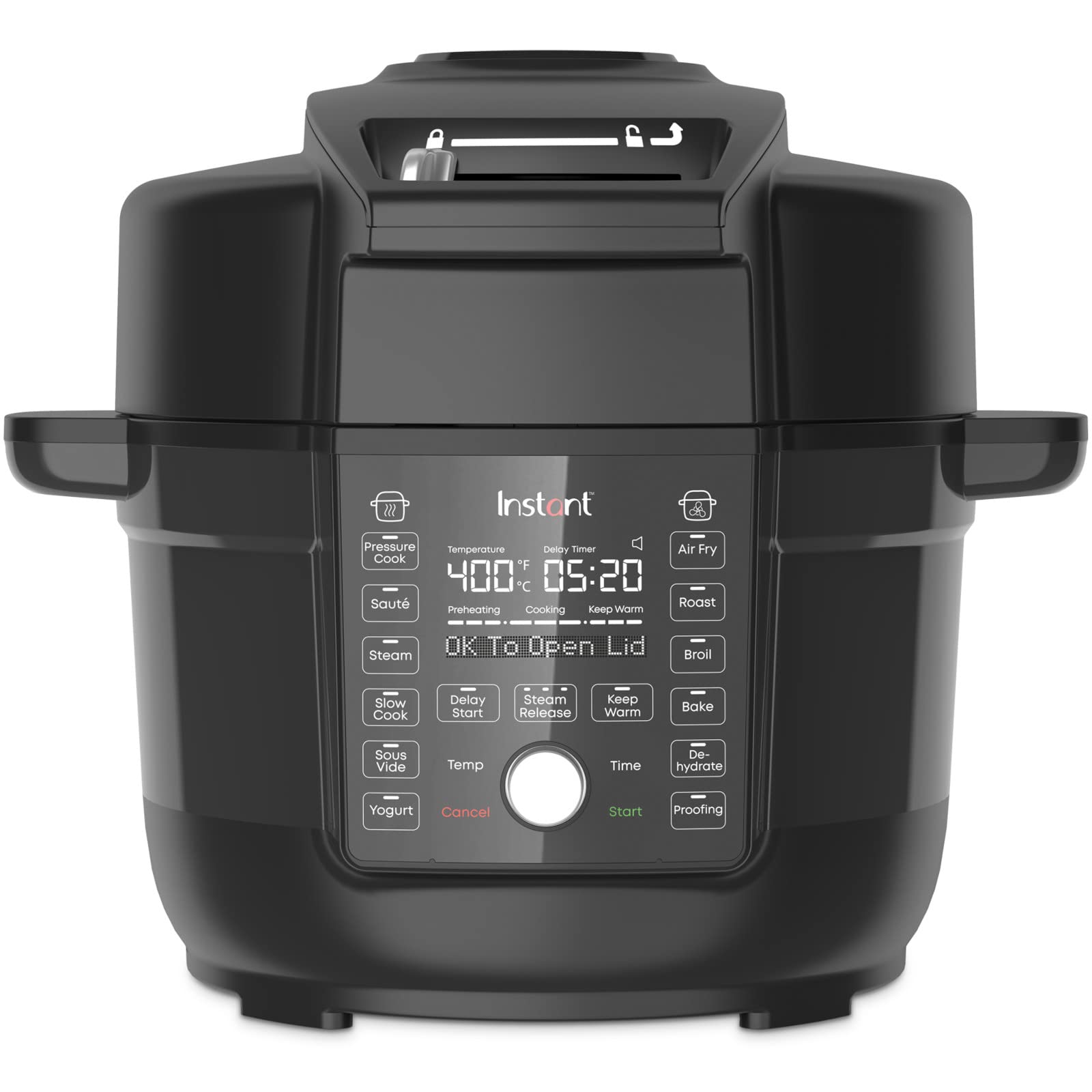 Instant Pot Duo Crisp Ultimate Lid 13 in 1 Air Fryer and Pressure