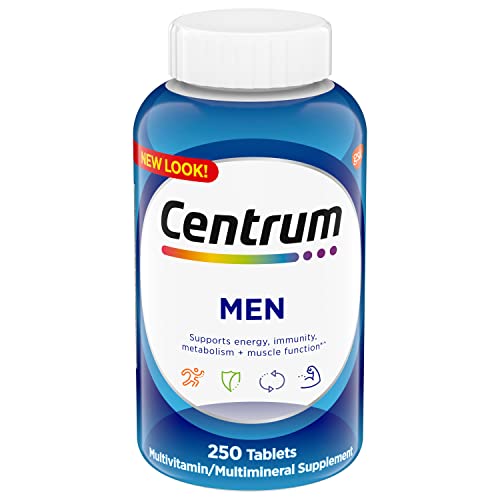 250-Count Centrum Men's Multivitamin/Multimineral Supplement Tablets