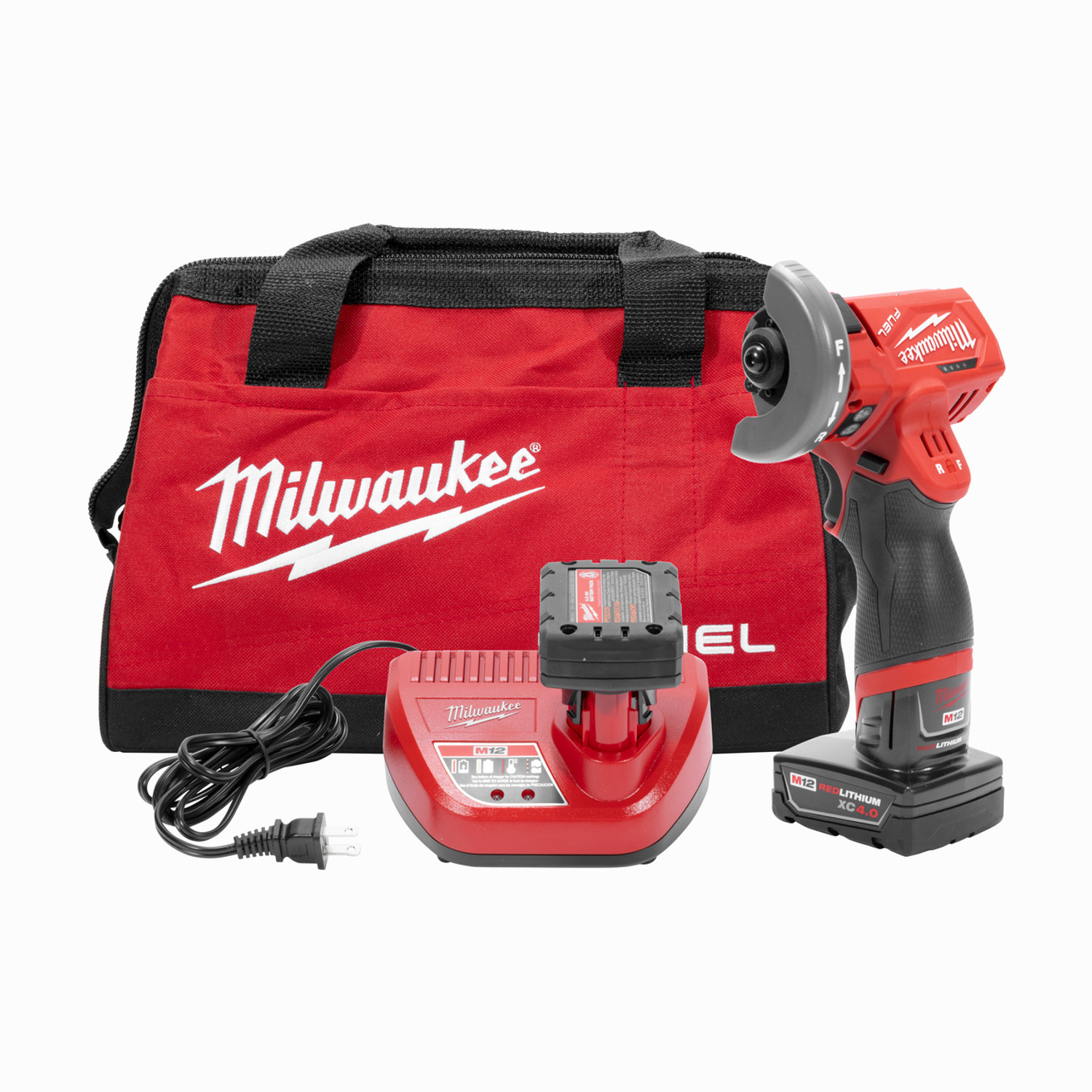 Milwaukee Cut Off Saw M12 FUEL Battery And 3 Cut Off Saw Blades (2522