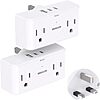 2-Pack Beshon Travel Plug Adapter w/ 4-Outlets &amp;amp; 3 USB Ports $9.99 + Free Shipping w/ Prime or on $35+