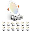 12-Pack (6&amp;quot; or 4&amp;quot;) Amico Ultra-Thin LED Recessed Ceiling Light w/ Junction Box $49.98 &amp;amp; More + Free Shipping