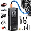 JUSUOX 150 PSI Tire Inflator Portable Air Compressor w/ LED Light &amp;amp; Digital Display $19.49 + Free Shipping w/ Prime or on $35+