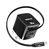 30W MOKiN GaN 2-Port Charger w/ Retractable USB-C Cable $8.49 + Free Shipping w/ Prime or on $35+