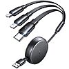 Prime Members: Lisen 3-In-1 USB-C/Lightning/microUSB Retractable Charging Cable $5.99 + Free Shipping