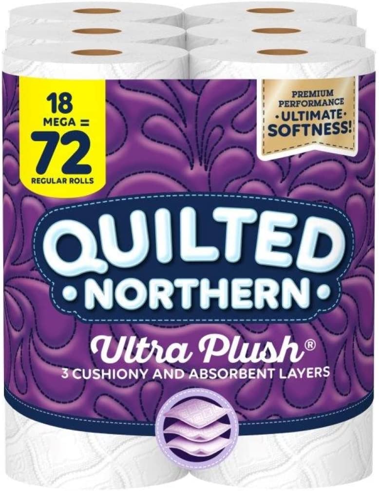 18-Count Quilted Northern 3-Ply Ultra Plush Mega Rolls Toilet Paper $13.20 w/ S&S + F/S w/ Prime or Orders $25+