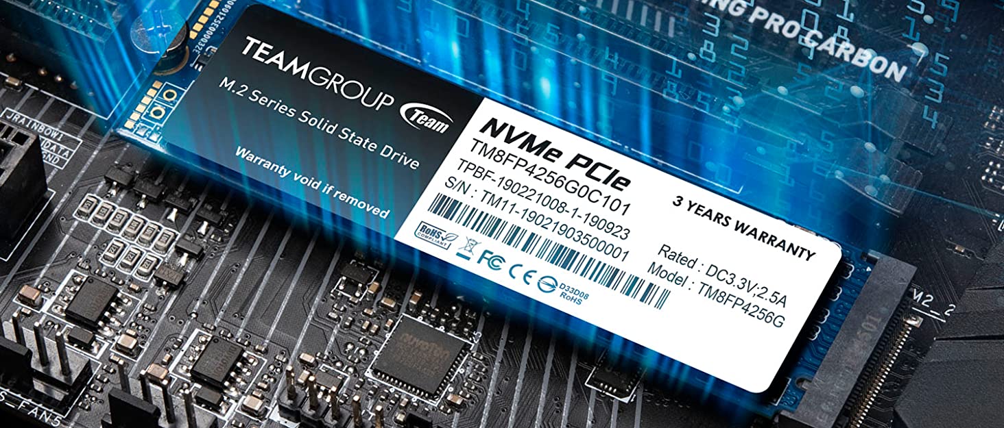 TEAMGROUP MP33 1TB SLC Cache 3D NAND TLC NVMe 1.3 PCIe Gen3x4 M.2 2280 Solid State Drive SSD $52 + Free Shipping