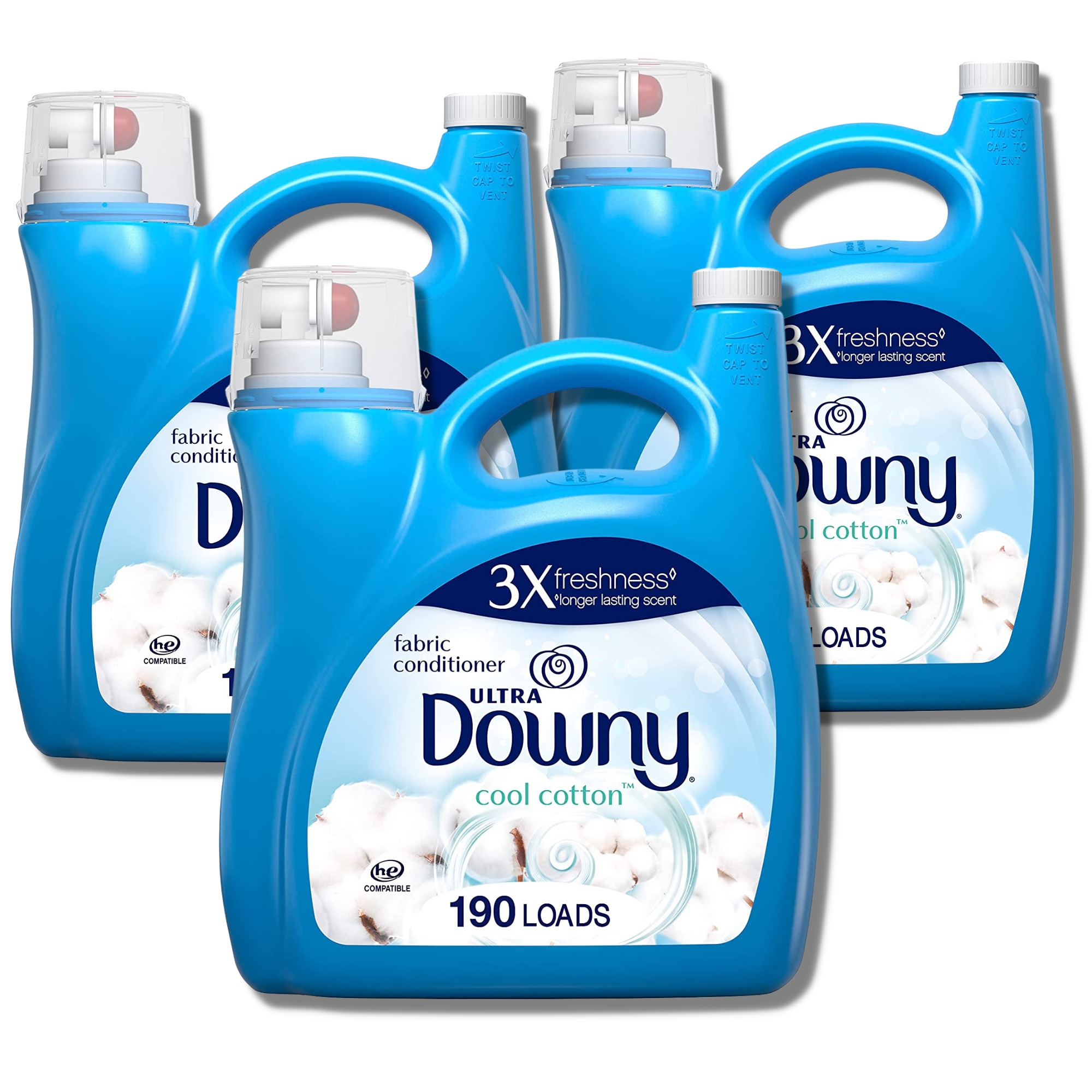 164Oz Downy Liquid Fabric Softener (Cool Cotton or Free & Gentle)