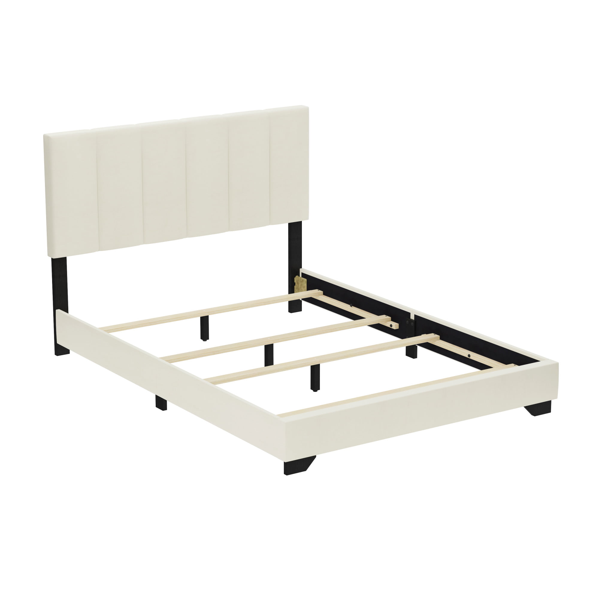 Hillsdale Reece Channel Stitched Upholstered Bed Frame: Full $115, Queen $125, King $139 (Various Colors) + Free Shipping