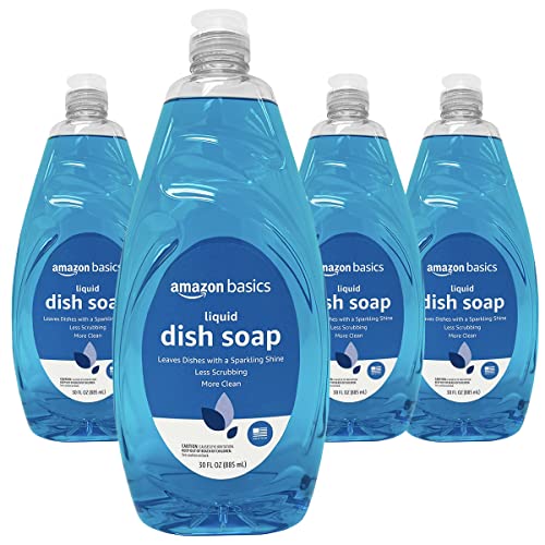 4-Pack 30-Oz Amazon Basics Dish Soap $11.40 w/ S&S + Free Shipping w/ Prime or $25+