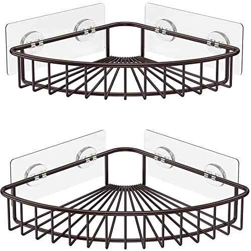 2Pack SmarTake Stainless Steel Corner Shower Caddy (Bronze) 10 + Free