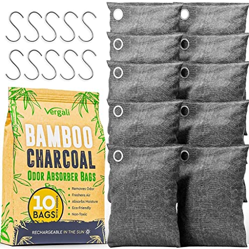 10Pack Vergali Bamboo Charcoal Odor Absorber Bags 18.80 w/ S&S, 3 for