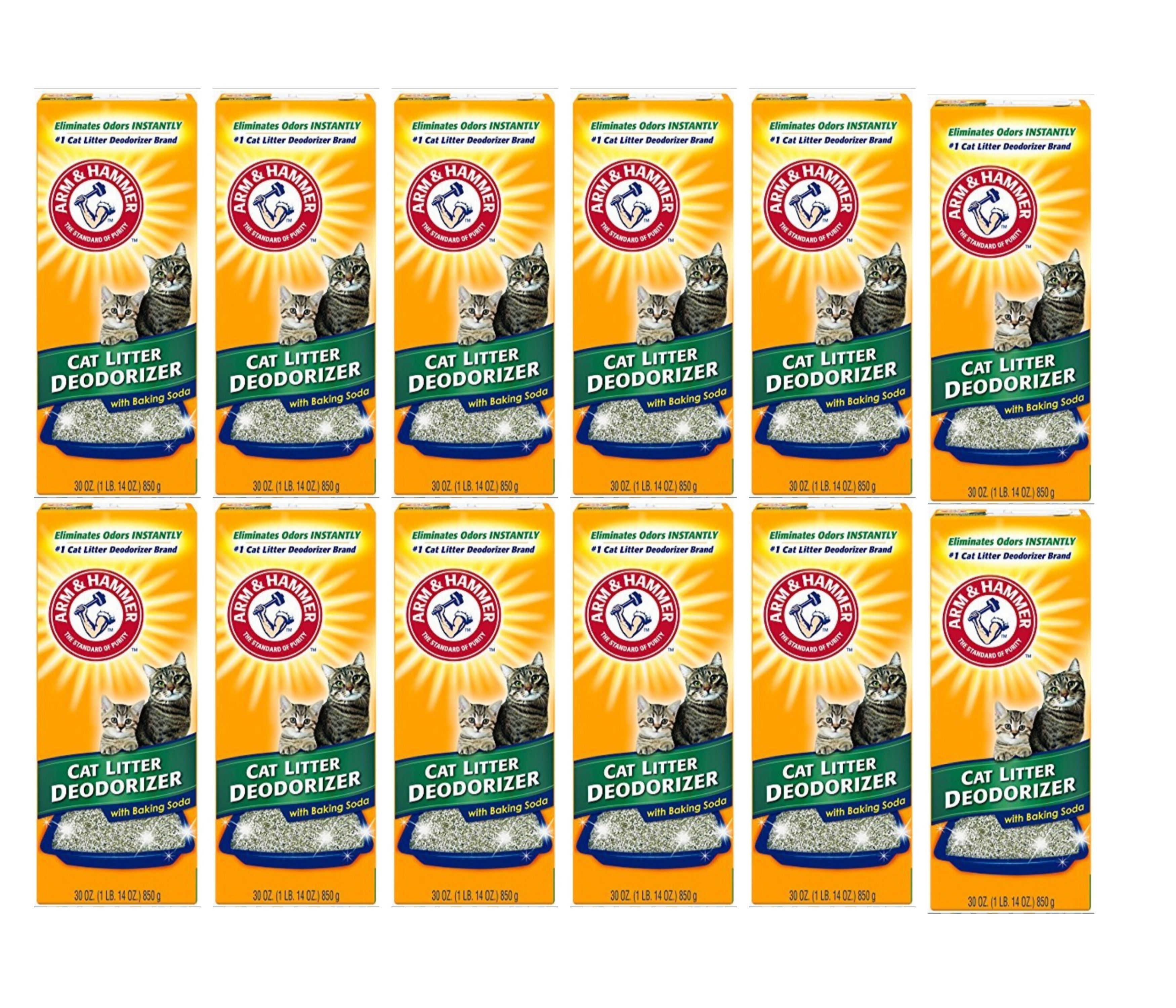 New Chewy Customers 30Oz Arm & Hammer Cat Litter Deodorizer Powder 12