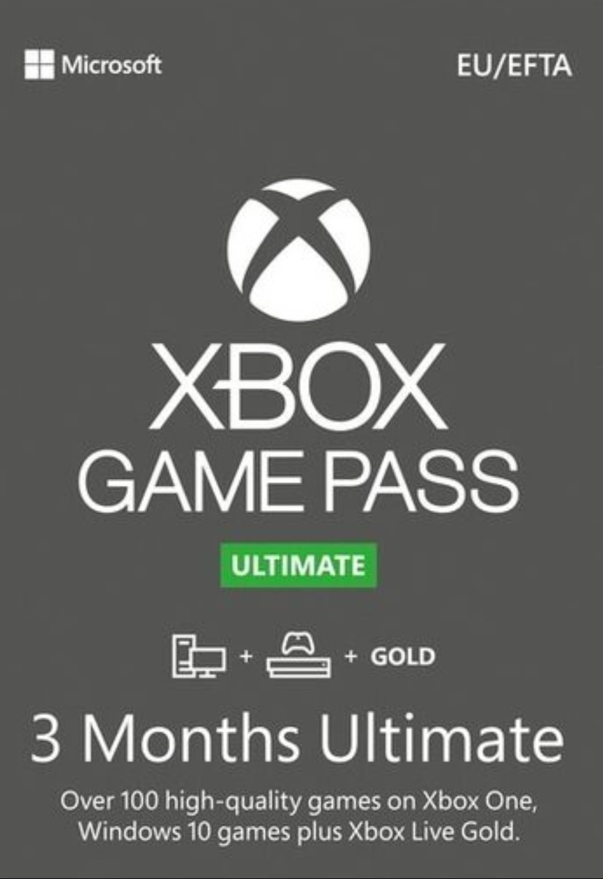 3-Month Xbox Game Pass Ultimate Subscription (Digital Delivery) $25.50