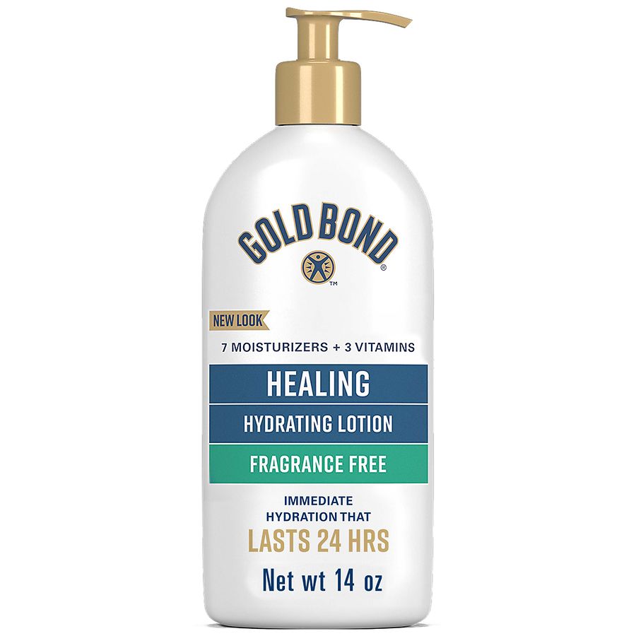 14-Oz Gold Bond Healing Hydrating Lotion w/ Aloe (Fragrance Free) $1.80 + Free Store Pickup at Walgreens ($10 order min.)