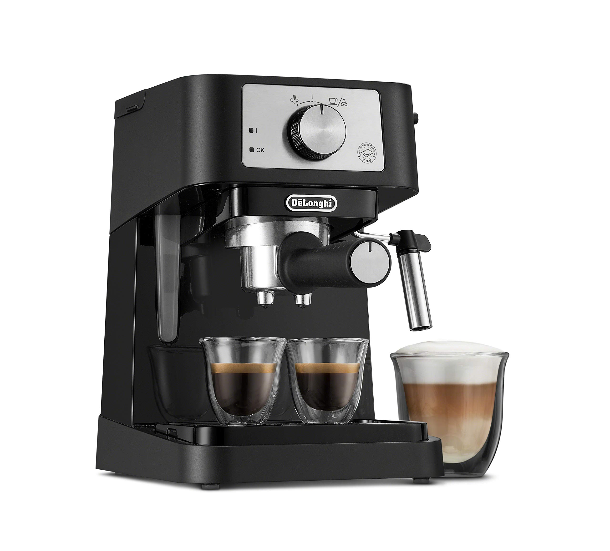 De'Longhi Stilosa Stainless Steel Manual Espresso Machine w/ Milk Frother (Black) $85.65 + Free Shipping