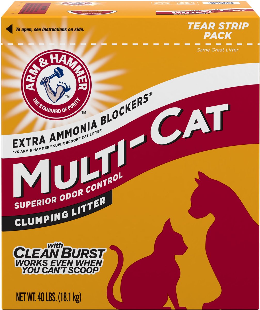 New Chewy Accounts 40lbs Arm & Hammer MultiCat Clumping Cat Litter