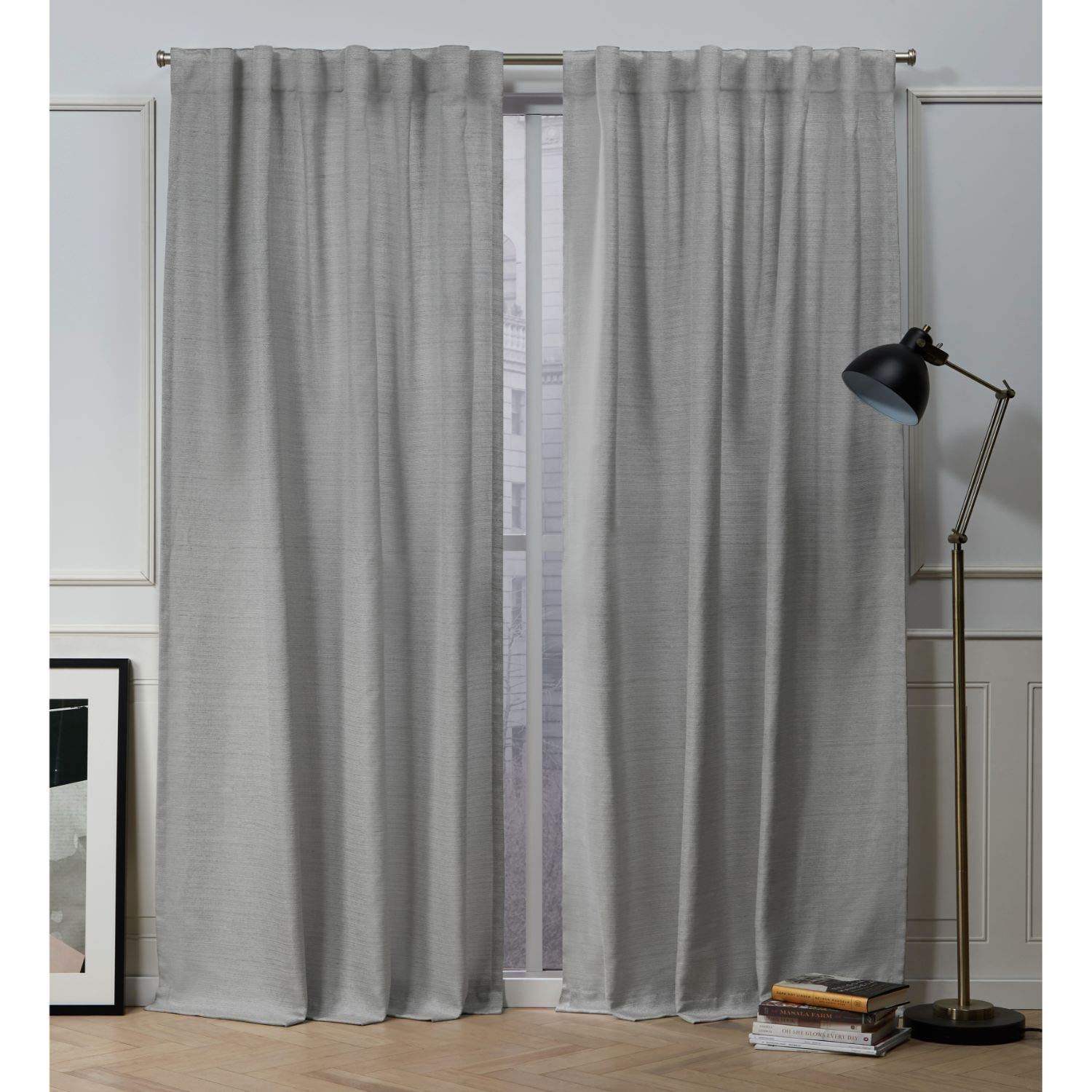 2-Piece 96" x 54" Exclusive Home Curtain Panels (Indigo) $5.20, 2-Piece 84" x 54" Nicole Miller Curtain Panels $6.20 & More + Free Shipping w/ Prime or $35+
