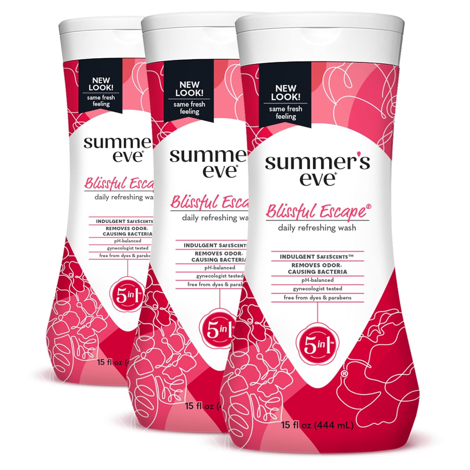 3-Pack 15-Oz Summer's Eve Daily Refreshing Feminine Wash (Blissful Escape) $7.20 w/ S&S ($2.40 each) + Free Shipping w/ Prime or $35+