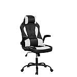 Lifestyle Solutions Viceroy High Back Swivel Gaming Chair (Black/White) $68 + Free S/H