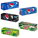 YMMV: 12-Pack 12-Oz Pepsi, Mountain Dew &amp; More 5 for $25.80 ($5.15 each) + $10 Walgreen's Cash + Free Store Pickup at Walgreen's