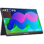 Prime Members:15.6" ARZOPA FHD 60Hz Ultra Slim Portable IPS Monitor w/ Cover $80 + Free Shipping (Select Locations)
