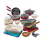 38-Piece The Pioneer Woman Keepsake Floral Cookware Set w/ Accessories (Various Colors) $79 + Free Shipping