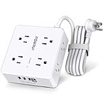 POWRUI 8-Outlet Power Strip w/ 3 USB-A &amp; 1 USB-C Ports &amp; 6' Cord $10 + Free Shipping w/ Prime or $35+