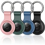 4-Pack Peston Apple Airtag Silicon Protective Holder w/ Keychain $3.50