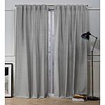2-Piece 96&quot; x 54&quot; Exclusive Home Curtain Panels (Indigo) $5.20, 2-Piece 84&quot; x 54&quot; Nicole Miller Curtain Panels $6.20 &amp; More + Free Shipping w/ Prime or $35+