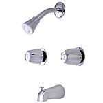 8&quot; Twin Handle Center Tub &amp; Shower Valve (Polished Chrome) $24 + Free Shipping w/ Prime or $35+