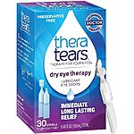 Single Use TheraTears Dry Eye Therapy Lubricating Eye Drops: 30-Count $6.60, 60-Count $13.15 w/ S&amp;S + Free Shipping w/ Prime or $35+
