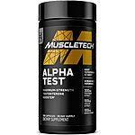 120-Count MuscleTech Alpha Test Supplement Capsules $12.15 w/ Subscribe &amp; Save