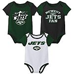 3-Pack NFL, NBA &amp; NHL Themed Infant Bodysuits $4.20 (Various Teams) + Free Shipping