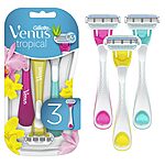3-Pack Women's Gillette Venus Tropical Disposable Razor $3.60 w/ S&amp;S + Free Shipping w/ Prime or $35+