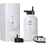 Amazon Lightning Deal: 64-Oz Iron Flask Sports Double Wall Insulated Thermos/Water Bottle w/ 3 Lids From $19 + Free Shipping w/ Prime or $35+