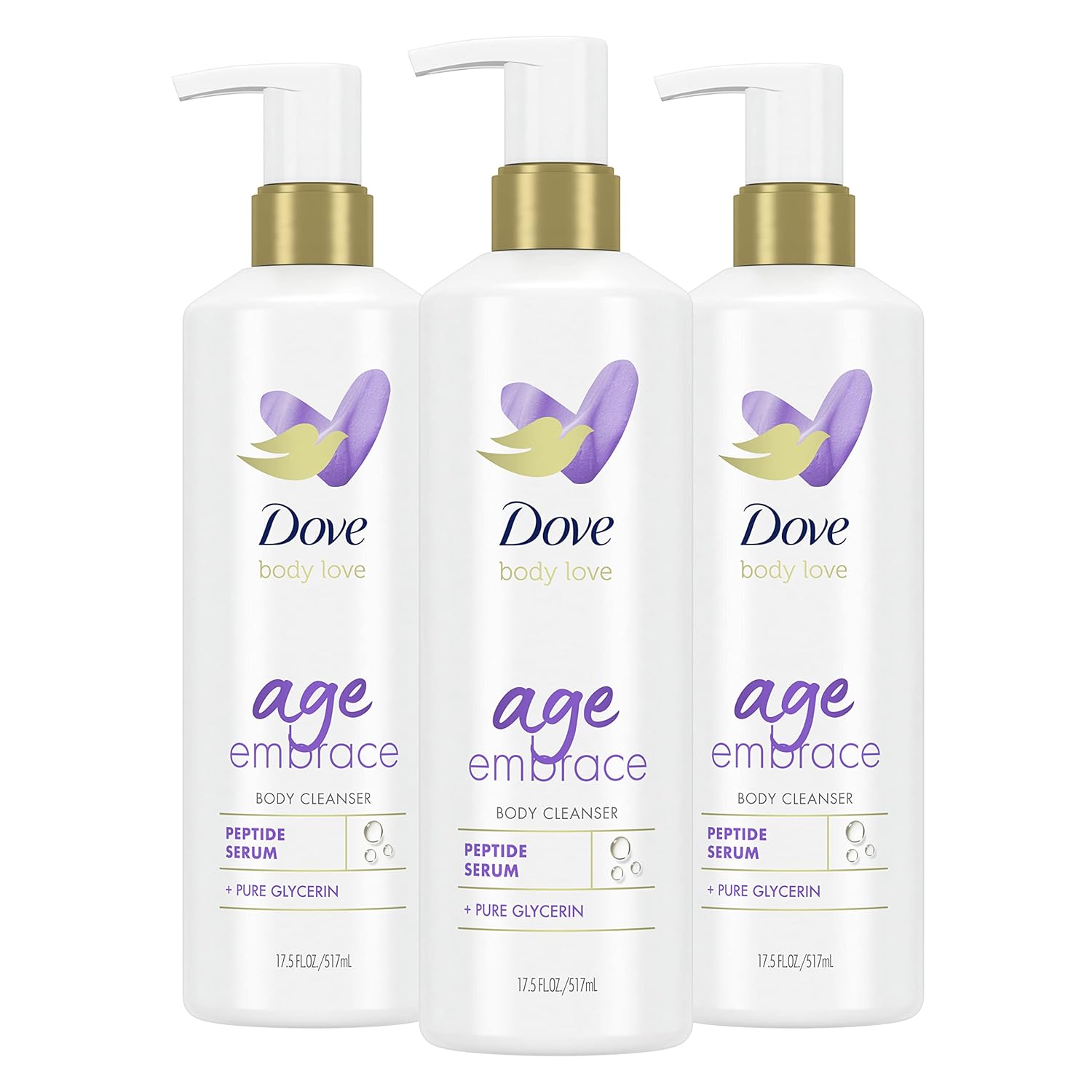Amazon Business Accounts: 3-Pack 17.5-Oz Dove Body Love Moisture Boost Body Cleanser $7.10 ($2.35 each) w/ S&S & More + Free Shipping w/ Prime or $35+