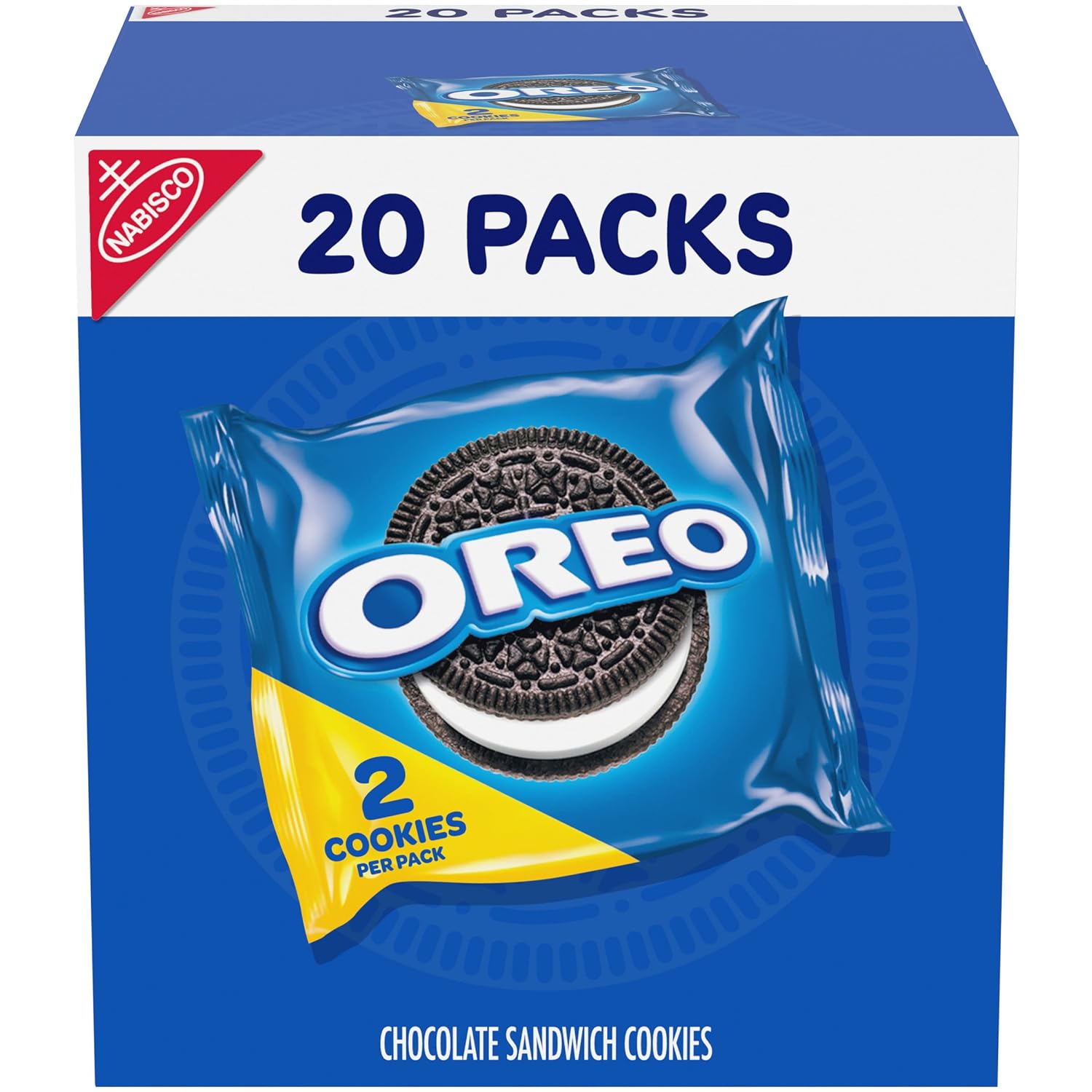 20-Count Oreo Chocolate Sandwich Cookies Snack Packs $5.75 ($0.30 each) w/ S&S + Free Shipping w/ Prime