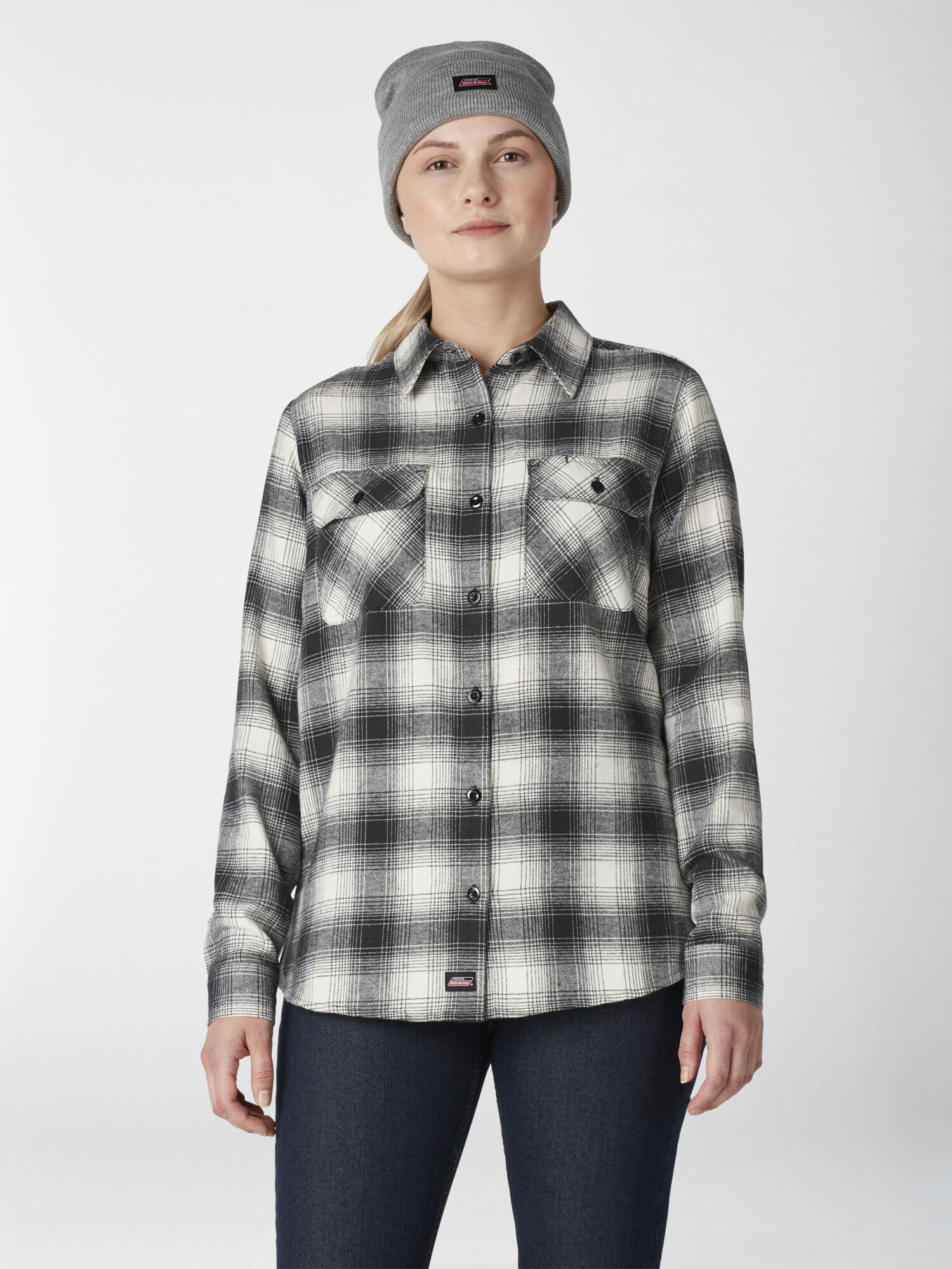 Dickies Women's Long Sleeve Flannel (Various Colors) $12.50 + Free Shipping