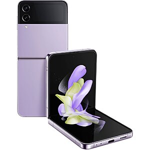 128GB Samsung Galaxy Z Flip4 Unlocked Smartphone (Refurbished, Excellent, Purple) $265 + Free S/H