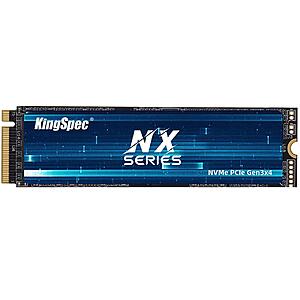 2TB KingSpec M.2 NVME PCIe Gen 3 Internal Solid State Drive + $  5 Newegg Gift Card $  90 w/ Affirm + Free Shipping