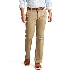 Dockers Men's Straight Fit Signature Lux Cotton Stretch Khaki Pants (New British Khaki)