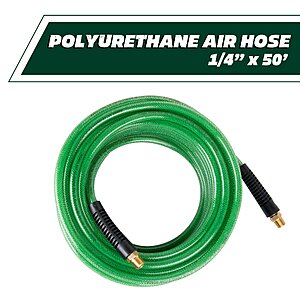 50' x 1/4" Metabo HPT Professional Grade Polyurethane Air Hose (Green) $17 + Free Store Pickup at Lowe's or F/S on $45+