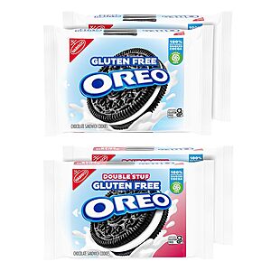 4-Pack Oreo Chocolate Sandwich Cookies (2x Original & 2x Double Stuf) $  12.95 ($  3.25 each) w/ S&S + Free Shipping w/ Prime