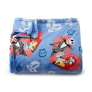60" x 72" The Big One Disney Plush Throw Blanket (Nightmare Before Christmas) $3.25 + Free Store Pickup