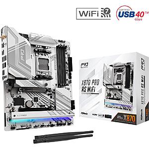 ASRock X870 PRO RS WiFi AM5 AMD ATX Motherboard $194.99 (After $20 Mail-In Rebate) + Free Shipping