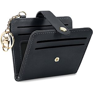 Airkit Women's RFID Blocking Leather Zipper Wallet (Various Colors) $4.99 + Free Shipping w/ Prime or on $35+