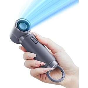 WSKEN 3000mAh Rechargeable Handheld Turbo Fan (various) $8.50