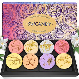 8-Pack SWCANDY Aromatherapy Shower Steamers Bath Bombs 
